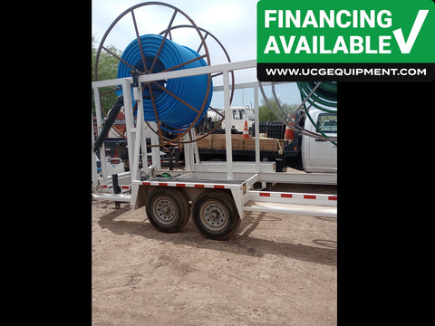 Used 2021 American Eagle 16' Double Reel Trailer. Ref. #T11113