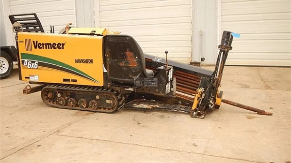 Used 2014 Vermeer D6x6 Drill Rig with Vermeer MX125 300 Gallon Mud mixer, Locator & Trailer - Ref. #1010