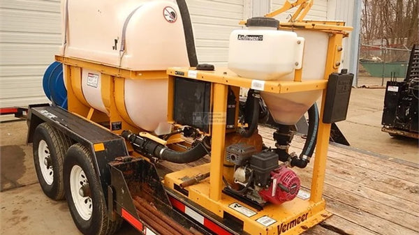 Used 2014 Vermeer D6x6 Drill Rig with Vermeer MX125 300 Gallon Mud mixer, Locator & Trailer - Ref. #1010