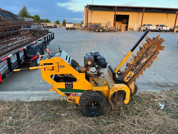 Used 2017 Vermeer RTX 130 Pedestrian Trencher. Ref.#SH91298