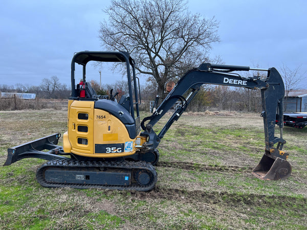 Used 2018 John Deere 35G Mini Excavator. REF#CF020225